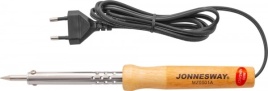 Паяльник электрический с деревянной рукояткой, паяльный стержень 6 мм, 60W, 220V-240V, T=400, Jonnes