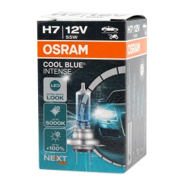 Автолампа галогенная H7 (55W PX26D +100%) COOL BLUE INTENSE 5000K 12V OSRAM