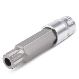 Головка со вставкой 1/2" SPLINE (M16, L=100 мм) с отверстием AVS BS12M16HL