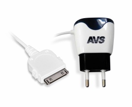 Сетевое зарядное устройство AVS для iphone 4 TIP-411 (1,2А)