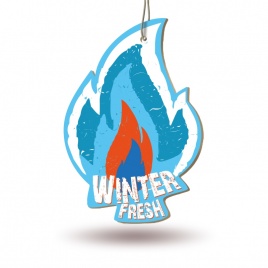 Ароматизатор AVS AFP-008 Fire Fresh (аром. Winter Fresh/Зимняя свежесть) (бумажные)