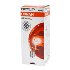 Лампа автомобильная P21W (21W BA15S) ORIGINAL LINE 12V OSRAM