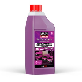 Автошампунь для б/к мойки AVS "Active Foam" 1:9-12 PF-100 GEL PLUS 1 л