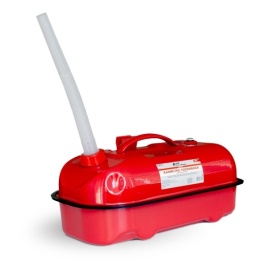 Канистра топливная металлическая горизонтальная 10 Л (красная) AVS HJM-10 (уценённый товар)