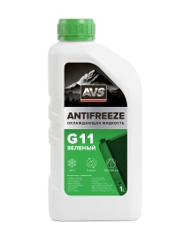 Охлаждающая жидкость Antifreeze G11 HOAT -40C, зеленый, 1 кг AVS AVK-518