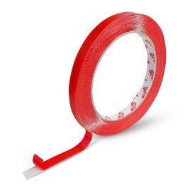 Лента клейкая двусторонняя AVS SCH-027 9 mm x 5 m акриловая основа (прозрачная)