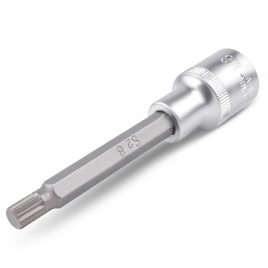 Головка со вставкой 1/2" SPLINE (M8, L=100 мм) AVS BS12M8L