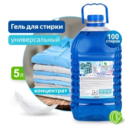 Гель для стирки "Soft Gel" универсальный (концентрат) 5 л. (ПЭТ) Clean&Green CG8262