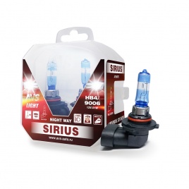 Галогенная лампа AVS SIRIUS/NIGHT WAY/ PB HB4/9006.12V.55W. 2шт.