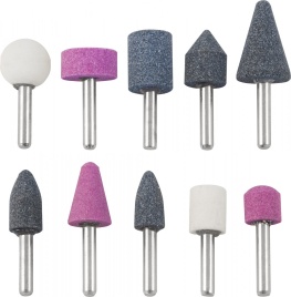Универсальные профильные шлифовальные насадки, 6 мм, 10 шт, Thorvik GSK10