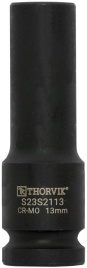 Головка торцевая ударная глубокая 1/2"DR, 8 мм, Thorvik S23S2108 (54418)