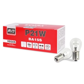 Лампа AVS Vegas 12V. P21W(BA15S) BOX 10шт.