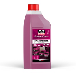 Автошампунь для б/к мойки AVS "Active Foam" 1:8-12 PF-80 ULTRA 1 л