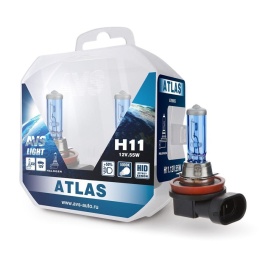Галогенная лампа AVS ATLAS PB/5000К/PB H11.12V.55W. 2шт.(уценённый товар)