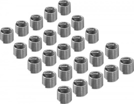 Набор вставок резьбовых M8x1.25, 25 предметов, Thorvik WTRI8125 (53188)