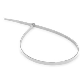 Хомут-стяжка нейлоновая 4,8х450мм, белый (100шт.) AVS NT4845-100W