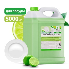 Средство для мытья посуды "Greeny" Premium "Лайм и мята" 5 кг. Clean&Green CG8041