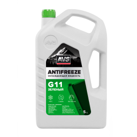 Охлаждающая жидкость Antifreeze G11 HOAT -40C, зеленый, 5 кг AVS AVK-519