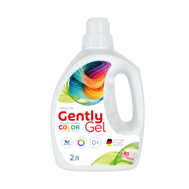 Гель концентрат для стирки "Gently Gel" NEW для цветных тканей (ПЭНД) 2 л. Clean&Green CG8527
