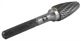 Борфреза твердосплавная гиперболическая, тип F, 8 мм, дв. насечка, Thorvik TRRBF08180663-2, 57022