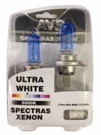 Газонаполненные лампы AVS SPECTRAS Xenon 5000K H4 12V 65/75W, комплект 2+2 (T-10) шт.