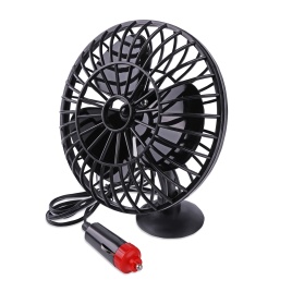 Вентилятор автомобильный JT 9041J 12В 5" (корпус: пластик, цвет:чёрный)