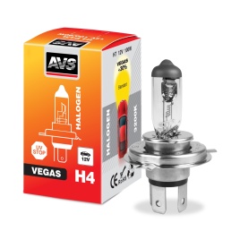 Галогенная лампа AVS Vegas H4.12V.100/90W.1шт.