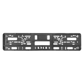 Рамка под номерной знак безрамочная (черная) AVS RN-25