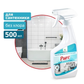 Средство для мытья и чистки сантехники "Pure" (кислотное, триггер) 500 мл. Clean&Green CG8078