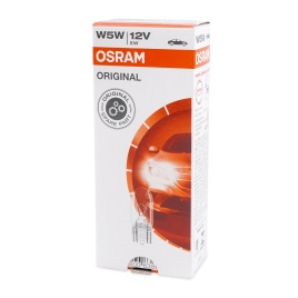 Лампа автомобильная W5W (W2.1*9.5d) ORIGINAL LINE 12V OSRAM