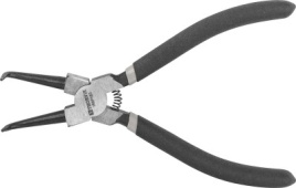 Щипцы загнутые 90° для стопорных колец, сжим, 180 мм, 12-65 мм Thorvik IRBP180 (52190) с ПВХ рукоятк