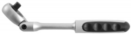 Трещоточная рукоятка с шарниром 1/4"DR, 72 зубца, Thorvik S1R472 (54088)