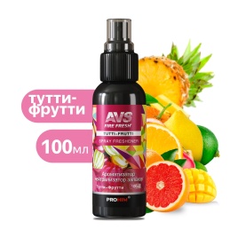 Ароматизатор-нейтрализатор запахов AVS AFS-012 Stop Smell (аром.Tutti-frutti/ТуттиФрут.)(спрей100мл)