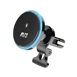 Держатель для смартфонов с беспр.зарядкой магнитный в дефлектор MagSafe AVS AH-02-WC