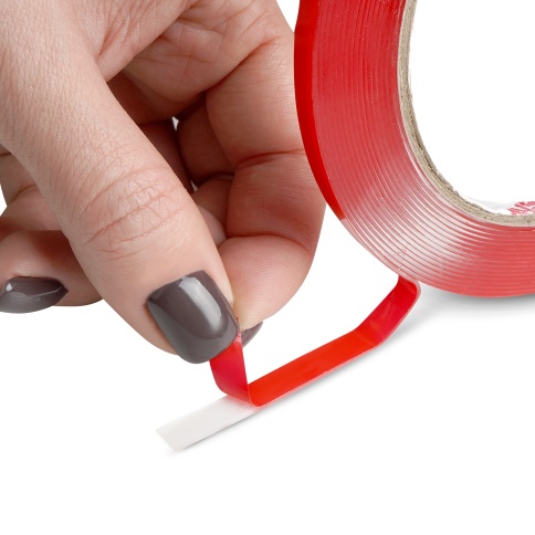 Лента клейкая двусторонняя AVS SCH-026 6 mm x 5 m акриловая основа (прозрачная) фото 2