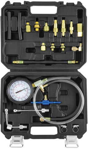 Манометр топливной системы в наборе с переходниками, Thorvik FPTK1 (53879) фото 2