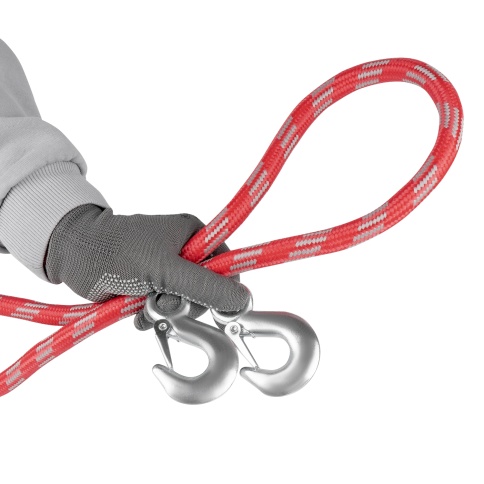 Трос буксировочный веревочный с крюками 10т 4,5м AVS BT-10 в сумке фото 5