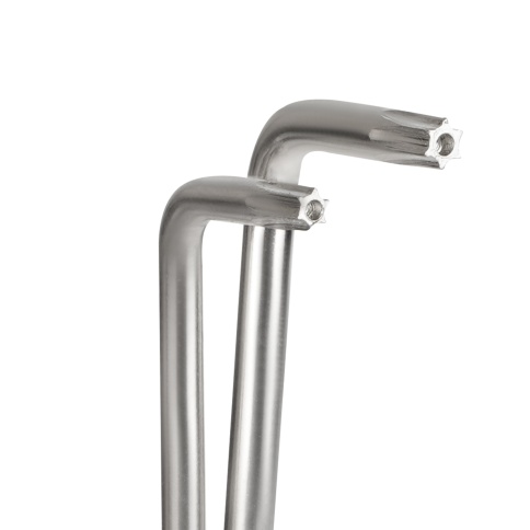 Набор ключей торцевых изогнутых TORX МИНИ с отверстием 8 предметов (T5-T20) AVS TXL-8H фото 7