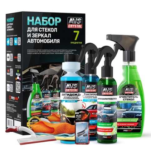 Набор для стекол и зеркал AVS AVK-872 фото 2