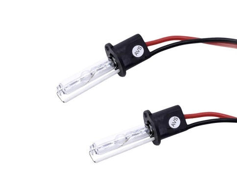 Лампы ксенон H3(6000K) (2 шт.) AVS разъём KET фото 1