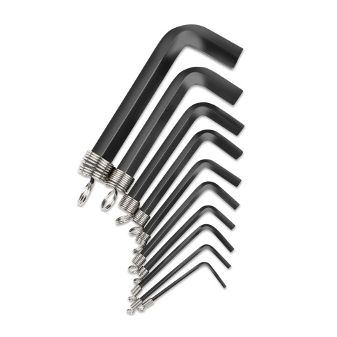 Набор ключей торцевых шестигранных на кольце 10 предметов (1.5-10 мм) JT HKSJ-10R фото 4