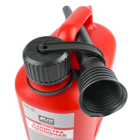 Канистра топливная пластик 5л. (красная) AVS TPK-05 фото 3