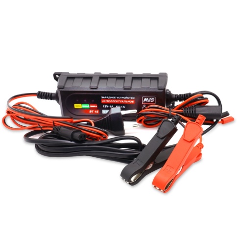 Зарядное устройство для автомобильного аккумулятора AVS BT-1S (1A, 20W) 6/12V фото 3