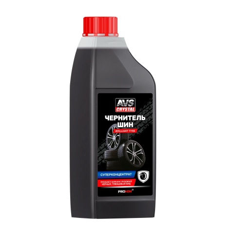 Чернитель шин BRILLIANT TYRE (суперконцентрат) 1:4-7 1 л. AVS AVK-796 фото 1