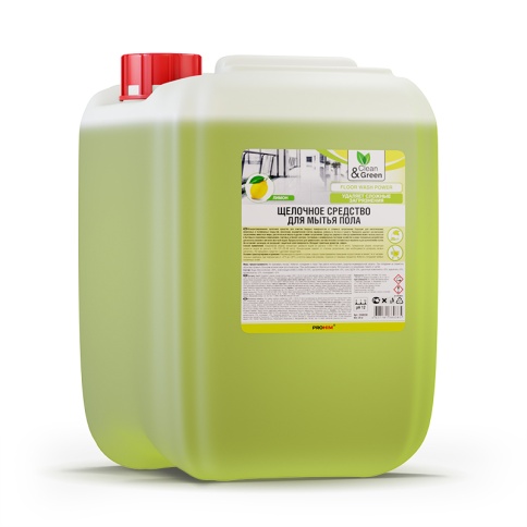 Щелочное средство для мытья пола (концентрат) 20 кг. Clean&Green CG8038 фото 2