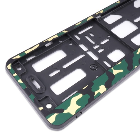 Рамка под номерной знак "Taiga" двусоставная (камуфляж) AVS RN-18 фото 2