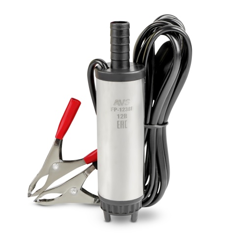 Насос для перекачки тех. жидкостей погружной AVS FP-1238f (12V/3,5А/20л/м./d=38 мм/съемный фильтр) фото 3