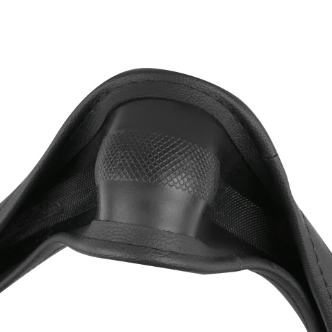 Оплетка на руль (нат. кожа) AVS GL-930M-B (размер M, черный) - Серия "Classic" фото 3