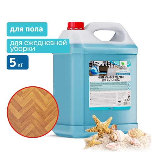 Нейтральное средство для мытья пола (концентрат) 5 кг. Clean&Green CG8031 фото 1