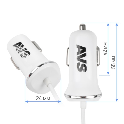 Автомобильное зарядное устройство AVS с mini USB CMN-213 (1,2А) фото 4